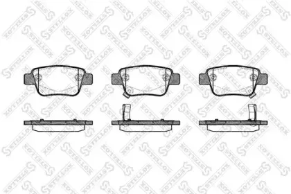 1058 002-SX STELLOX Комплект тормозных колодок, дисковый тормоз